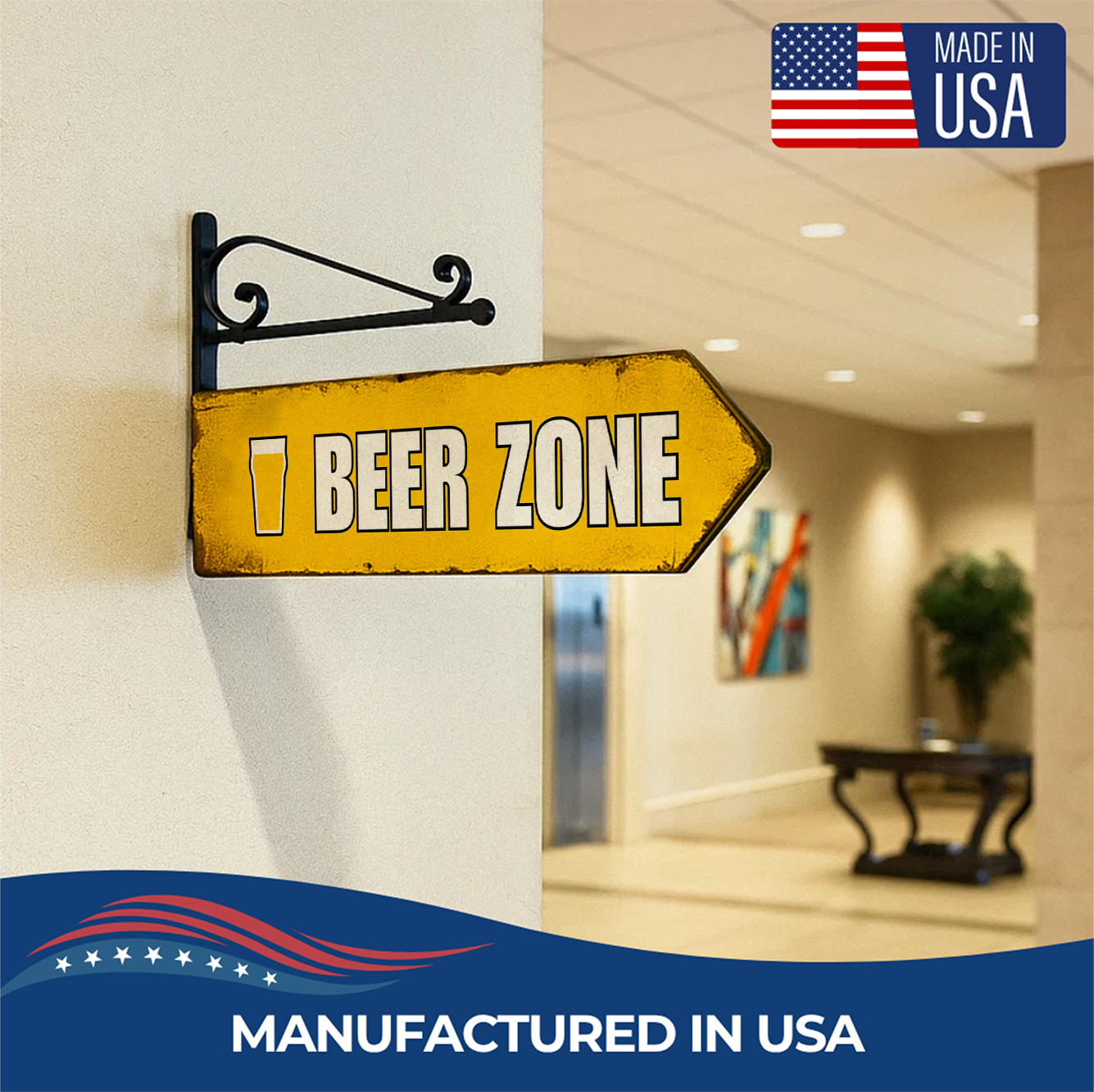 BEER ZONE SIGN