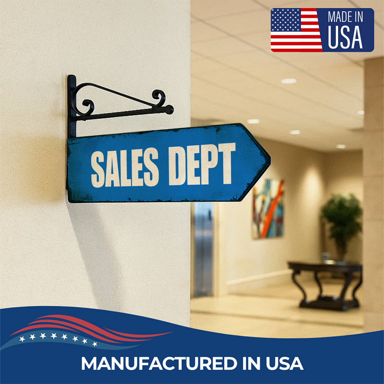 SALES DEPT SIGN