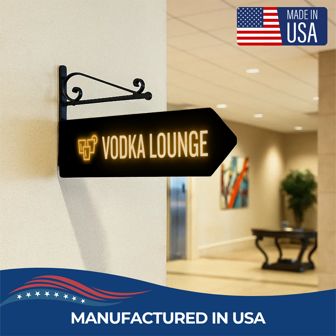 VODKA LOUNGE SIGN