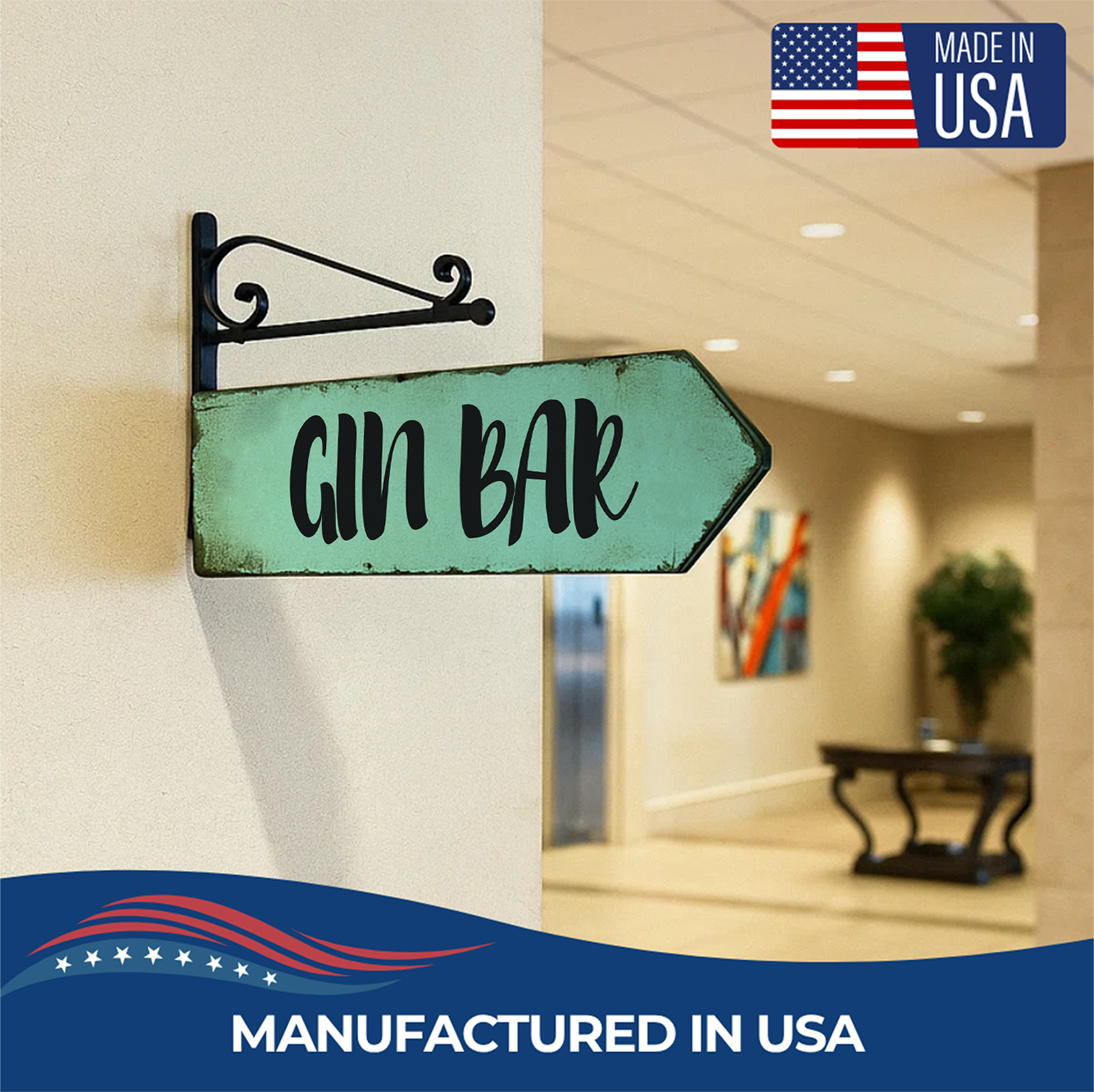 GIN BAR SIGN