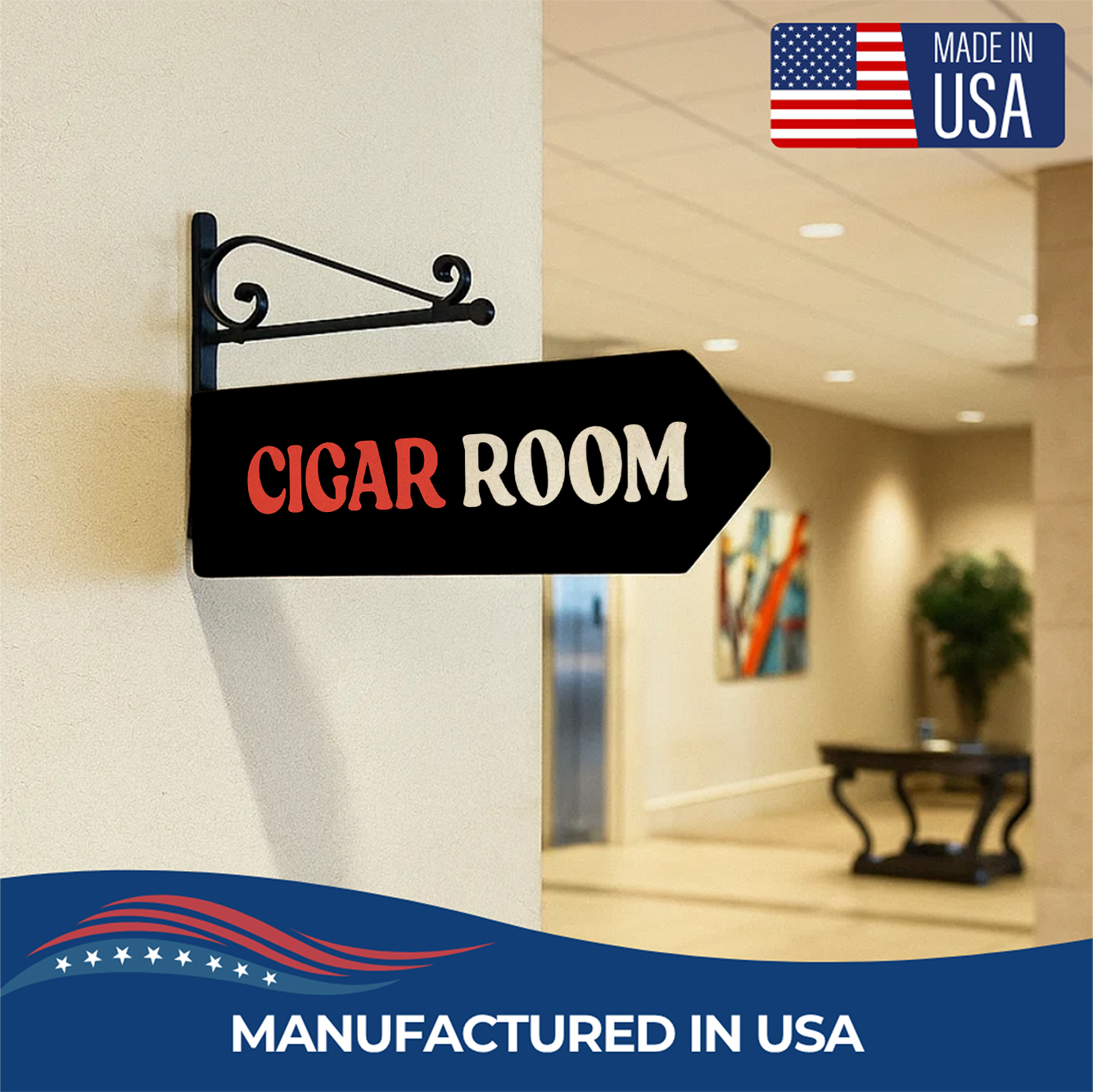 CIGAR ROOM SIGN