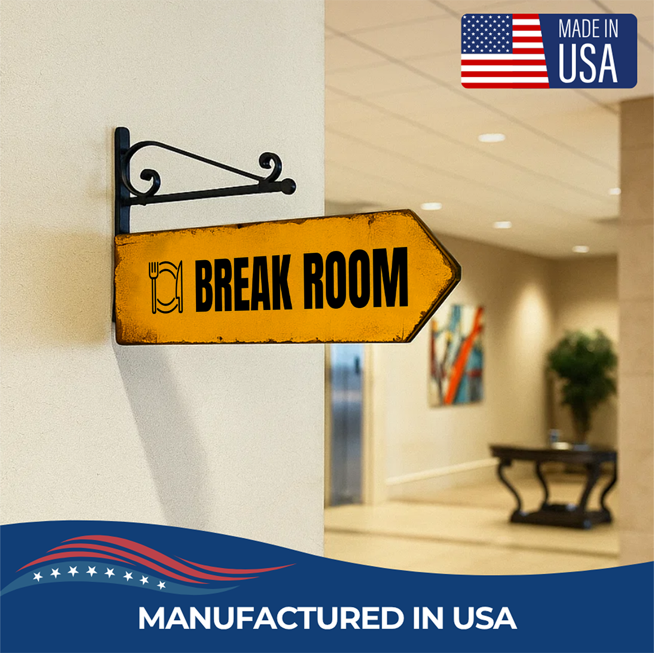 BREAK ROOM SIGN