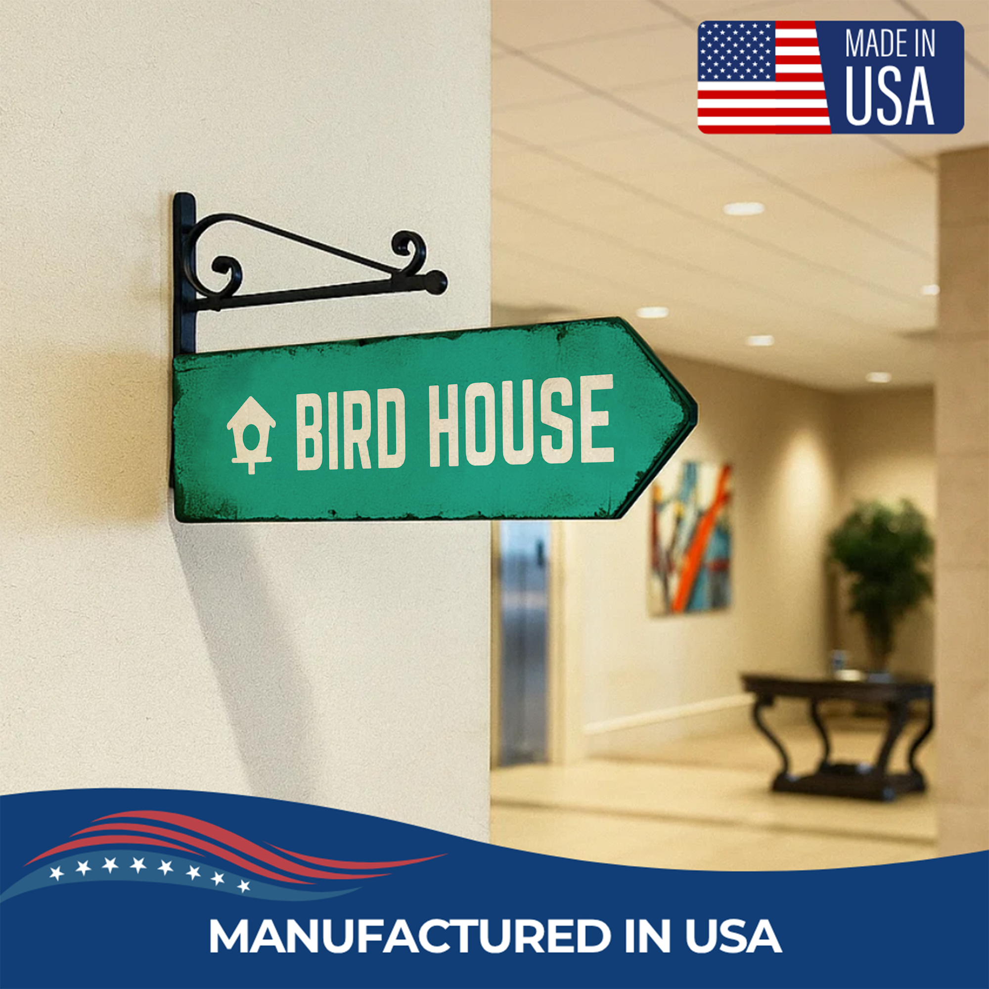 BIRD HOUSE SIGN