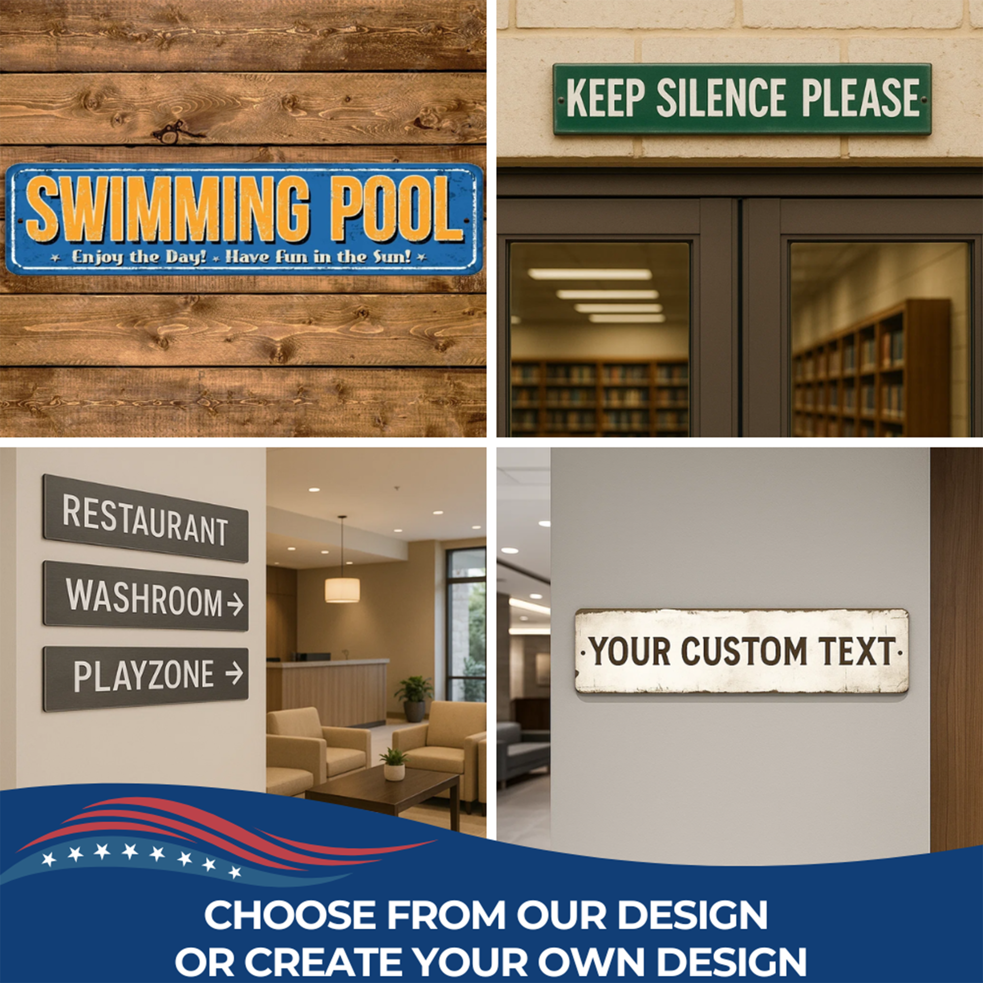 CUSTOM METAL SIGN OUTDOOR