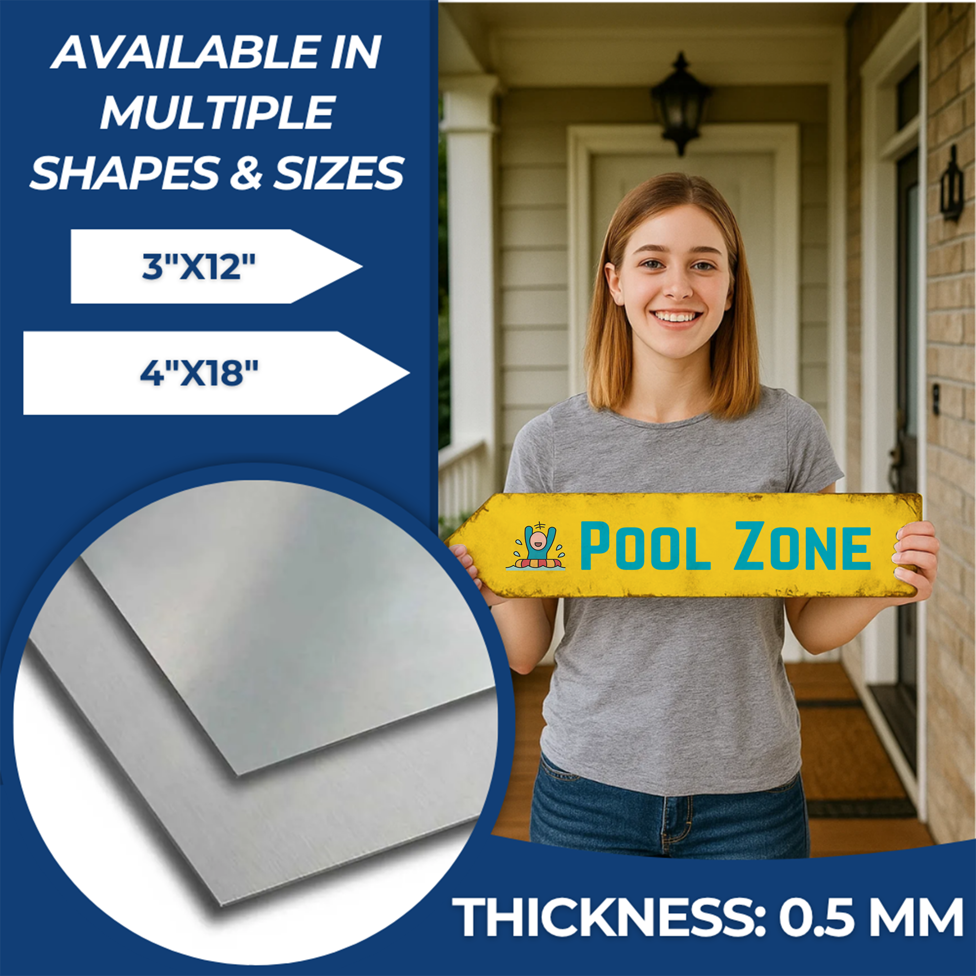 POOL ZONE SIGN