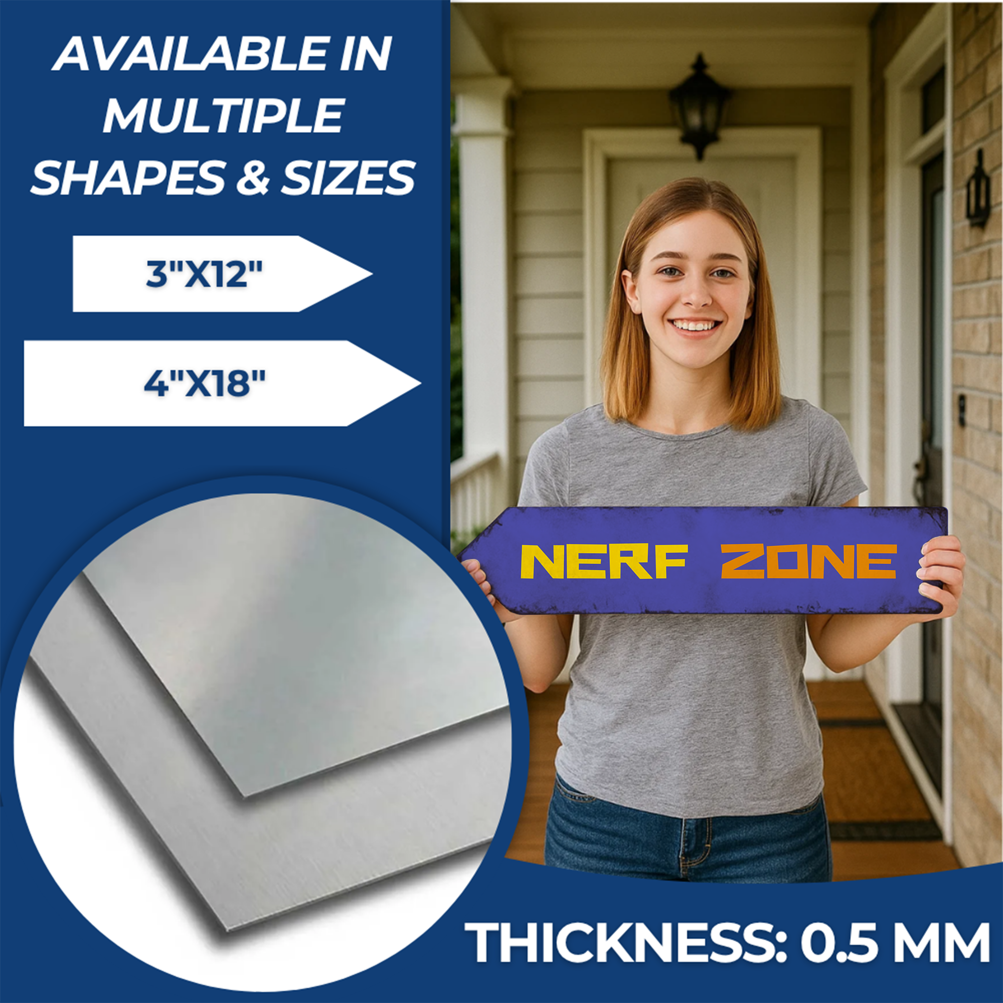 NERF ZONE SIGN