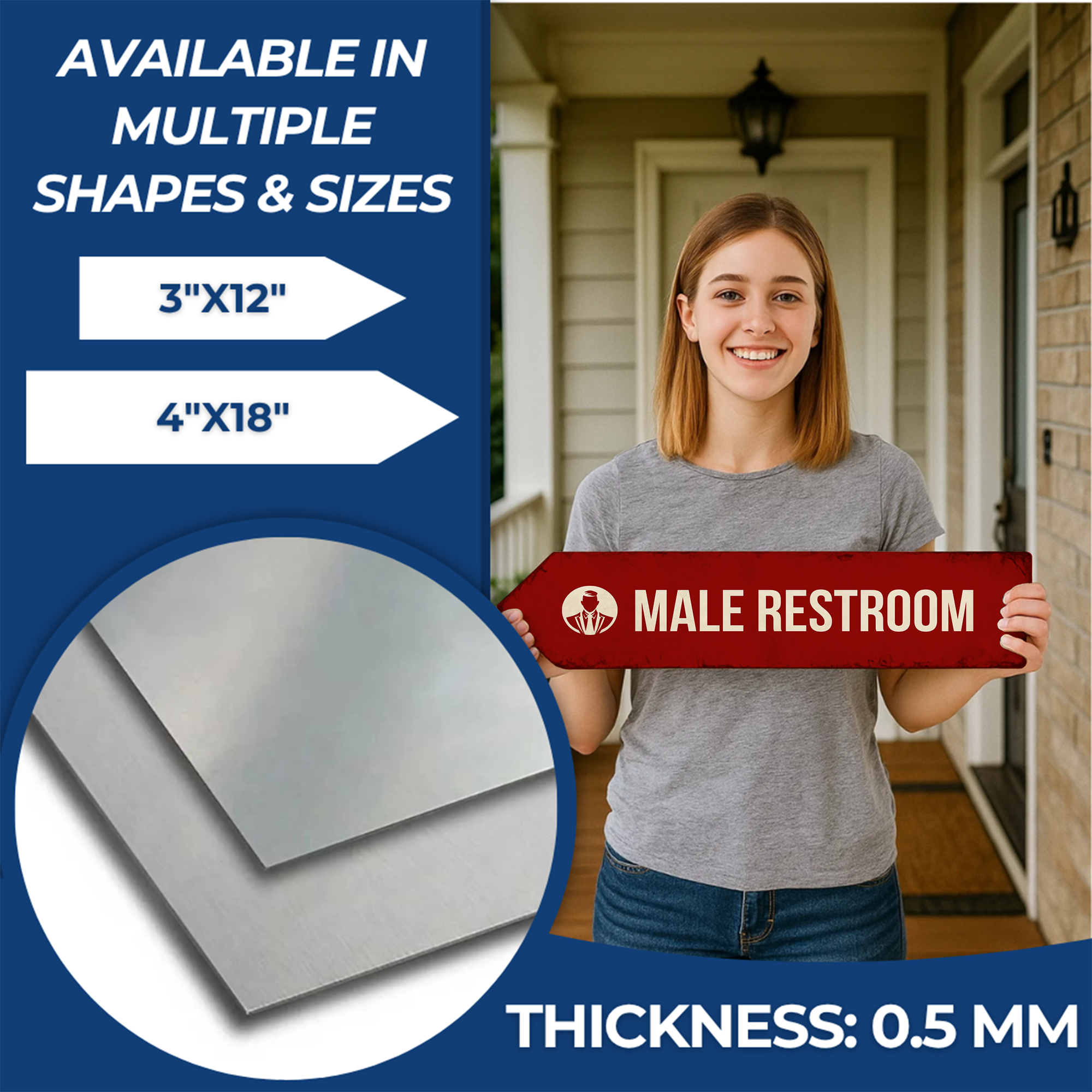 MALE RESTHROOM SIGN