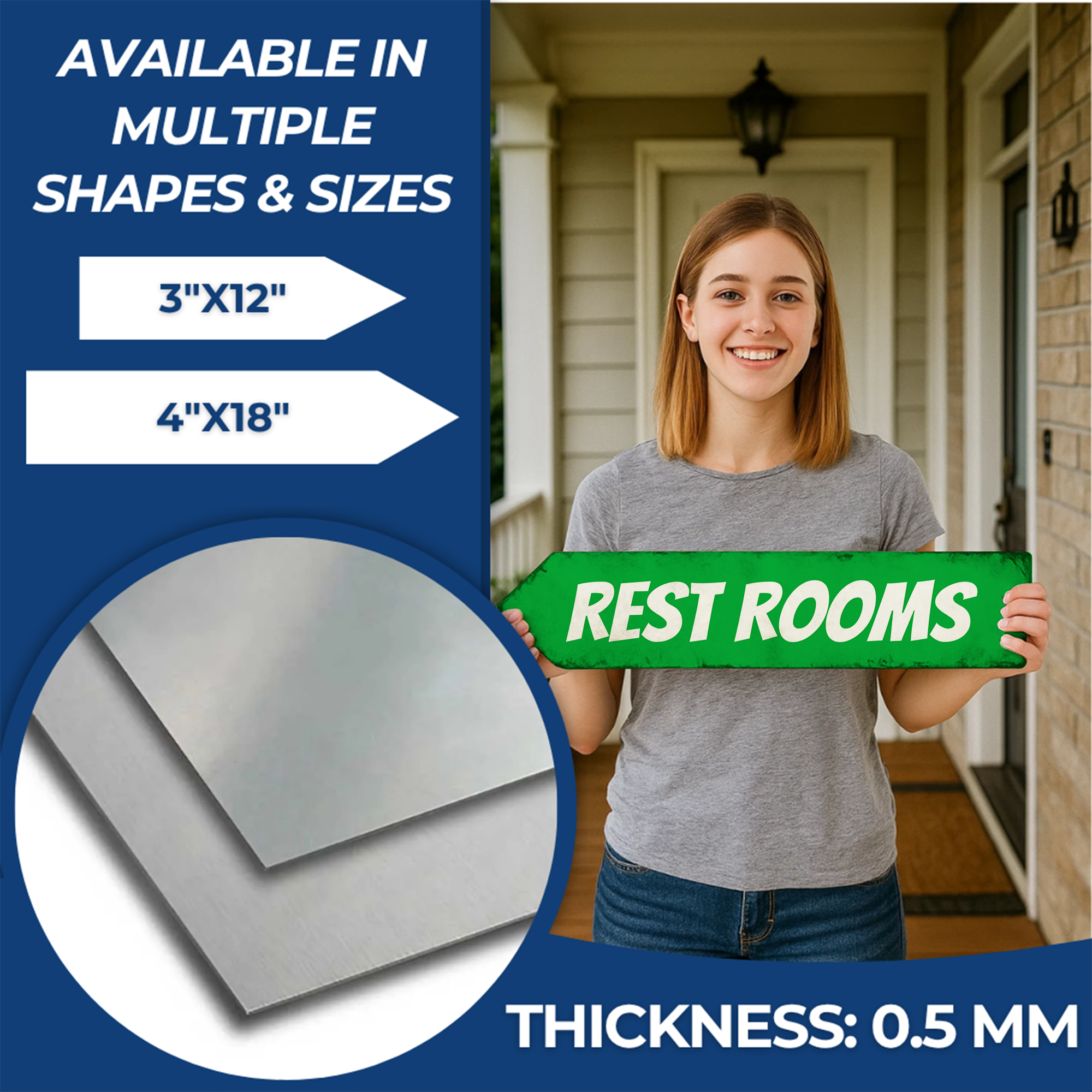 REST ROOMS SIGN