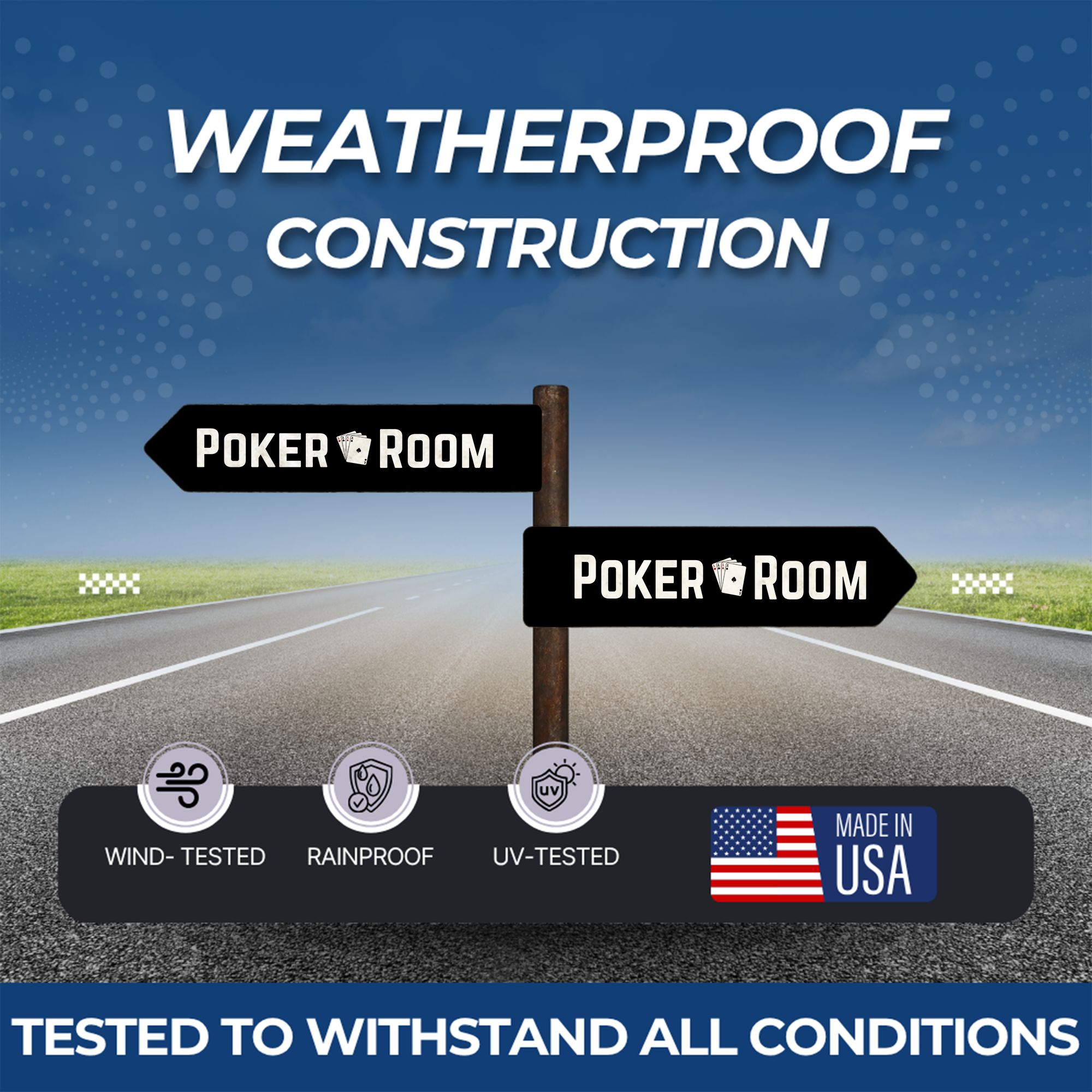 POKER ROOM SIGN