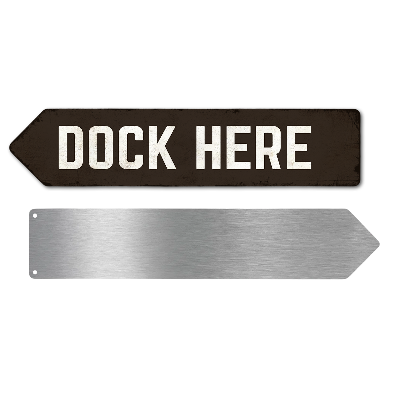 DOCK HERE SIGN