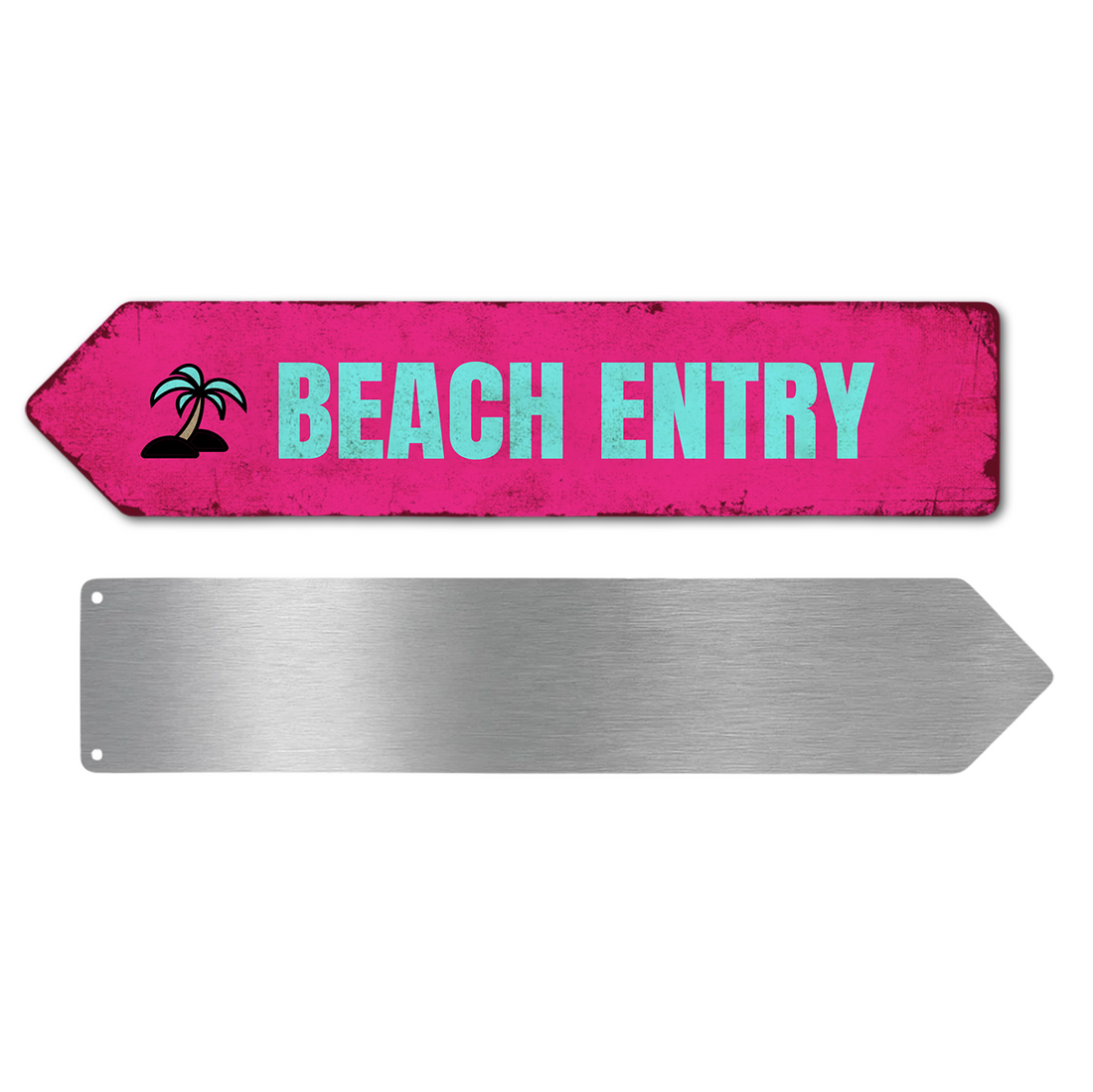 BEACH ENTRY SIGN