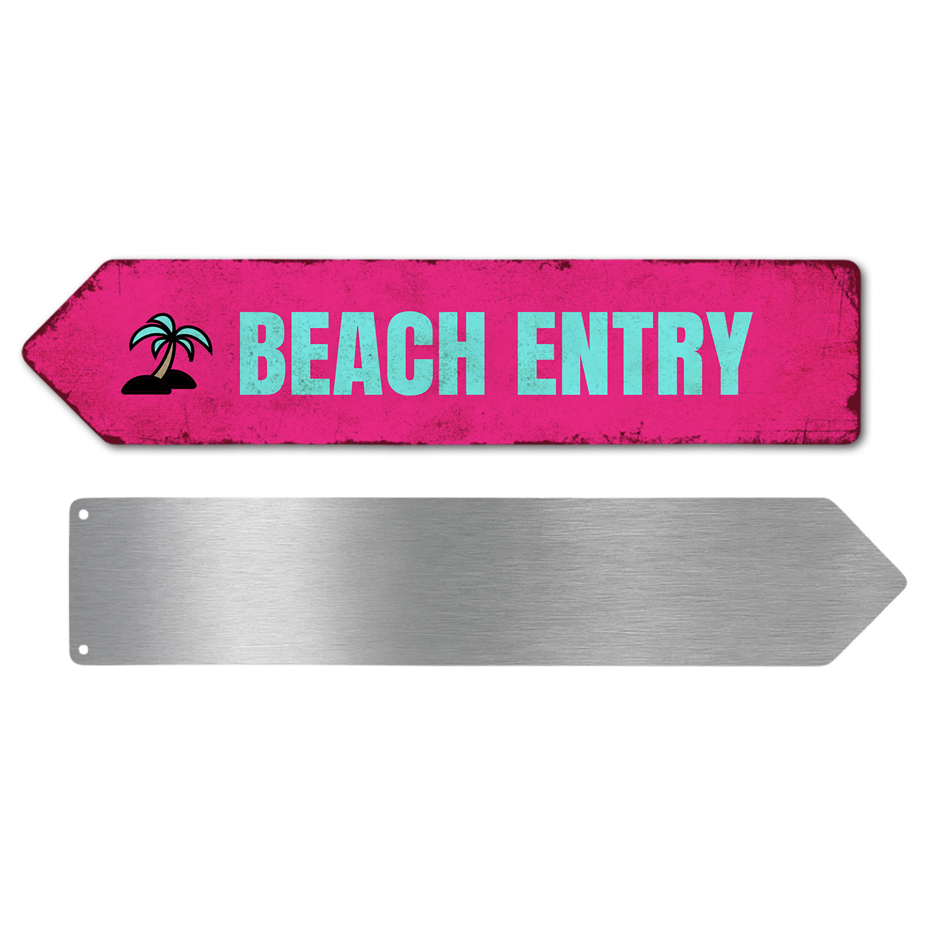 BEACH ENTRY SIGN