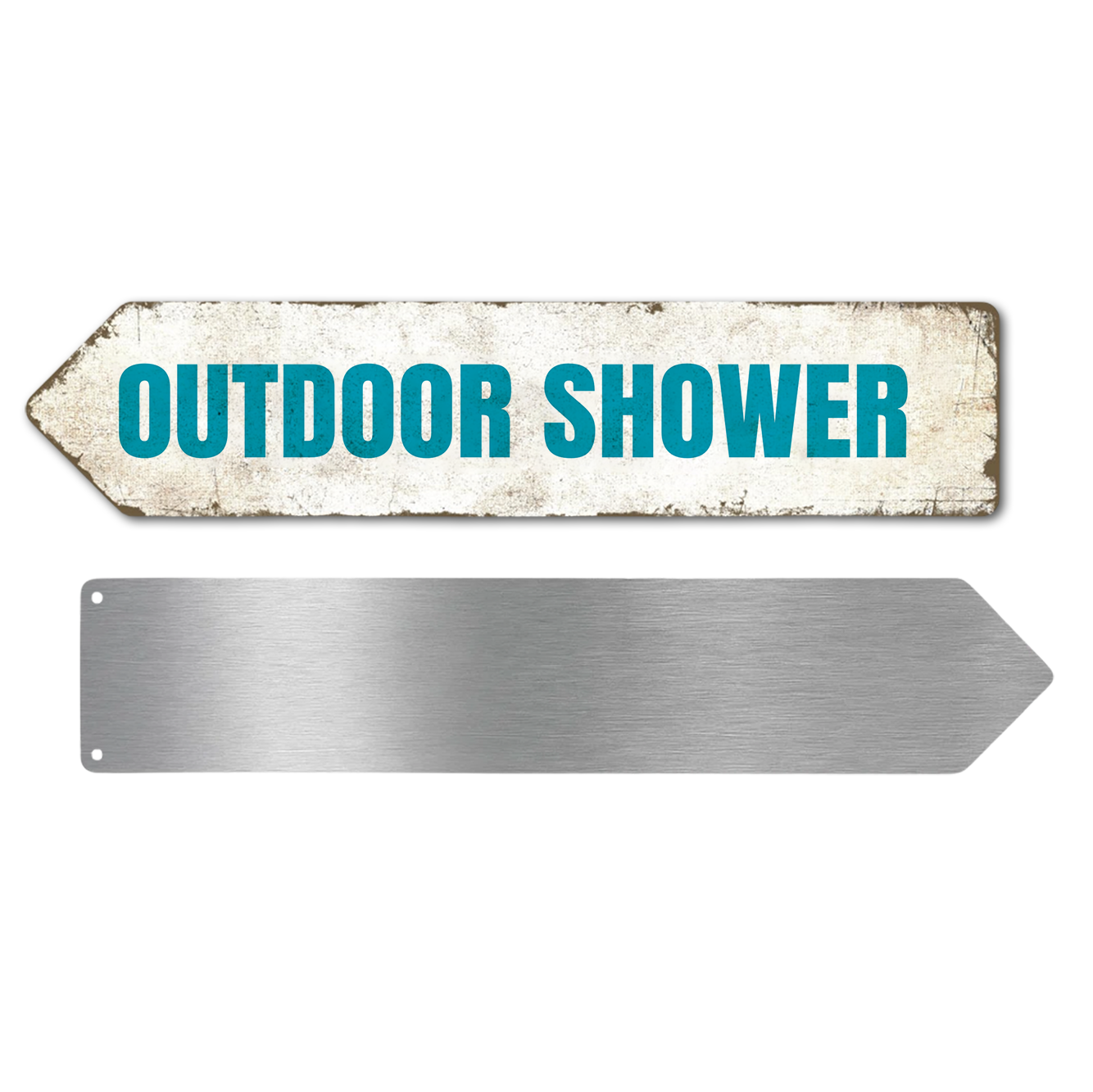 OUTDOOR SHOWER SIGN
