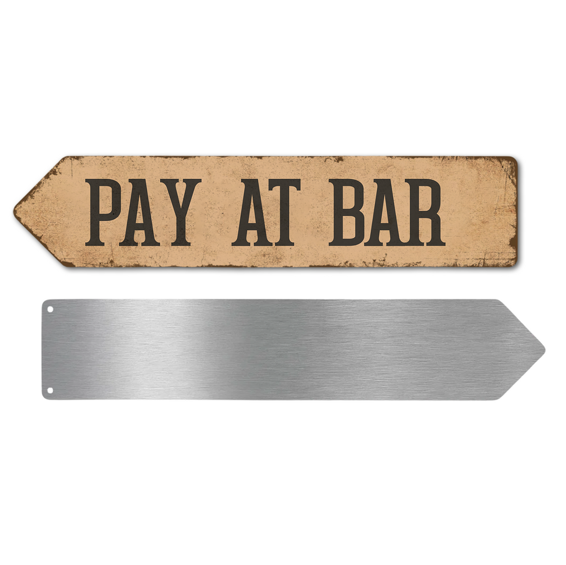 PAY AT BAR SIGN