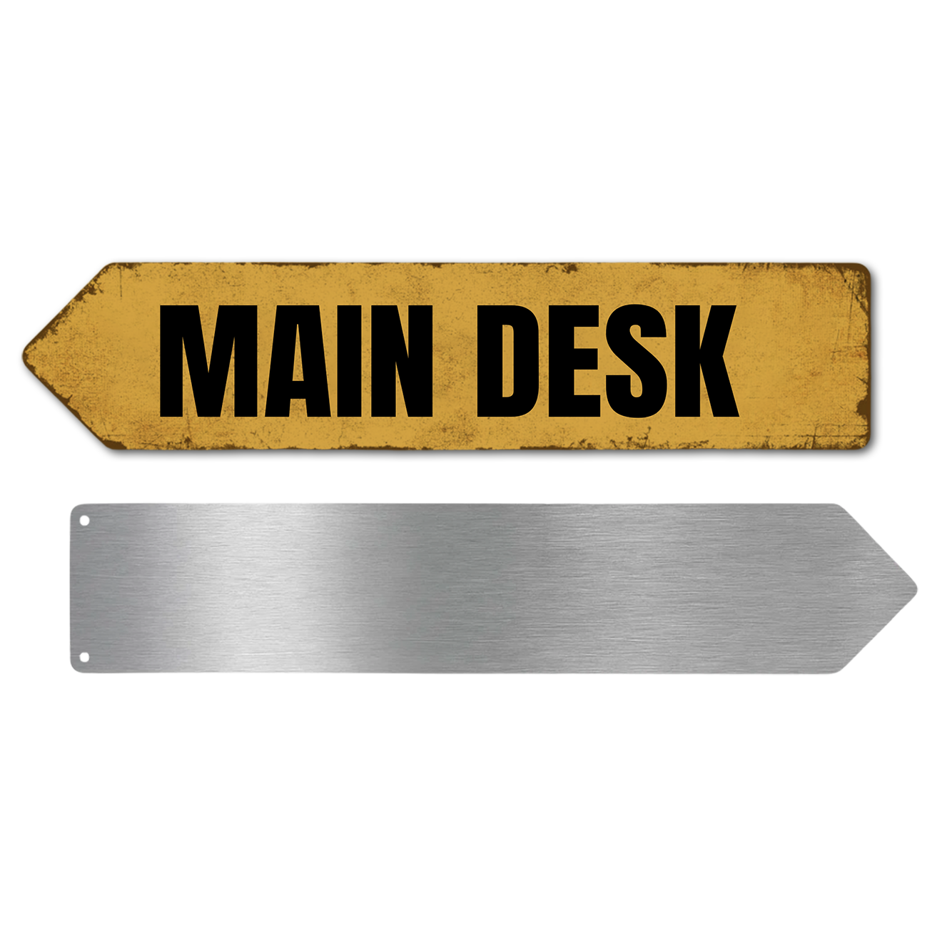 MAIN DESK SIGN