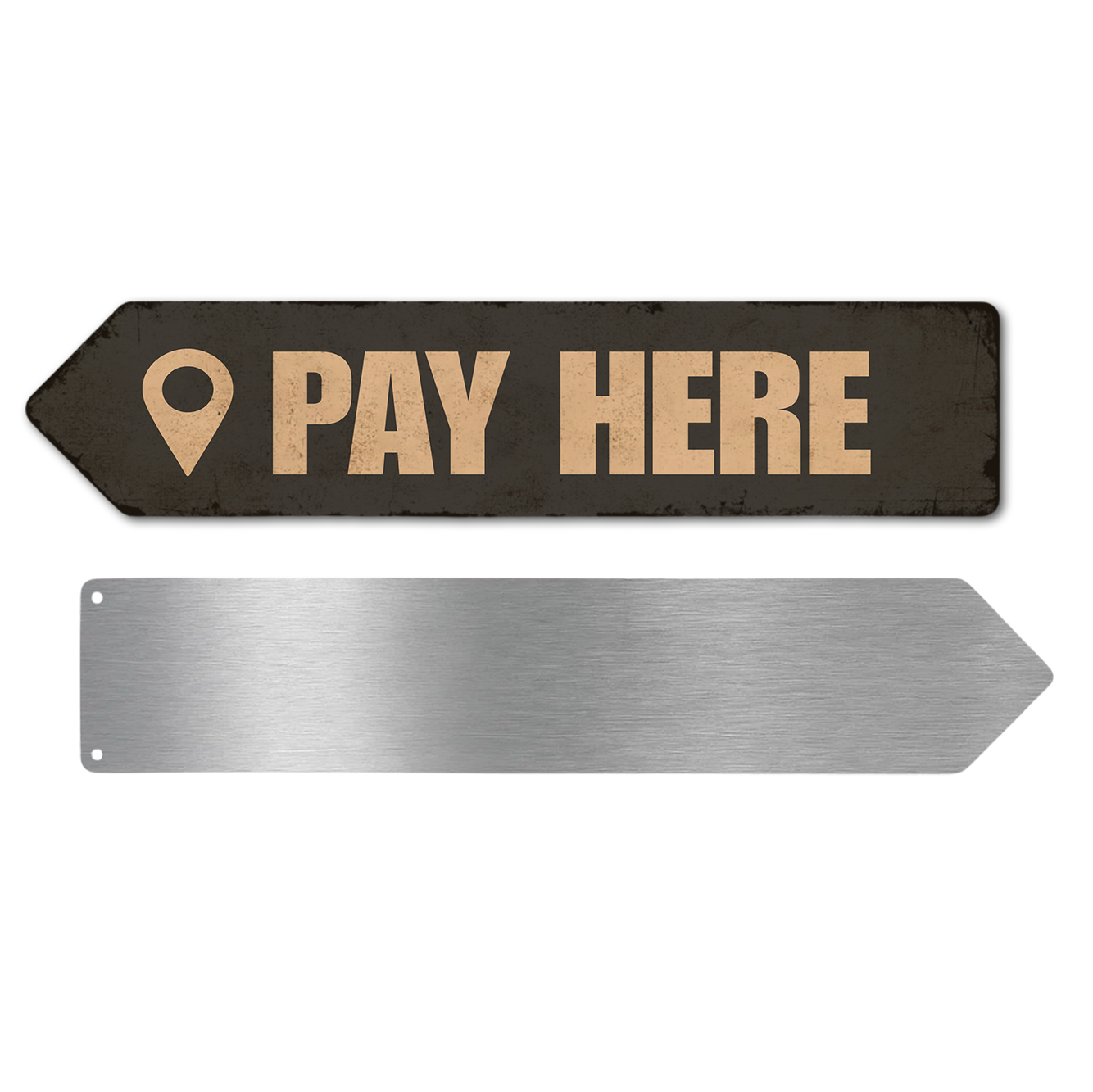 PAY HERE SIGN