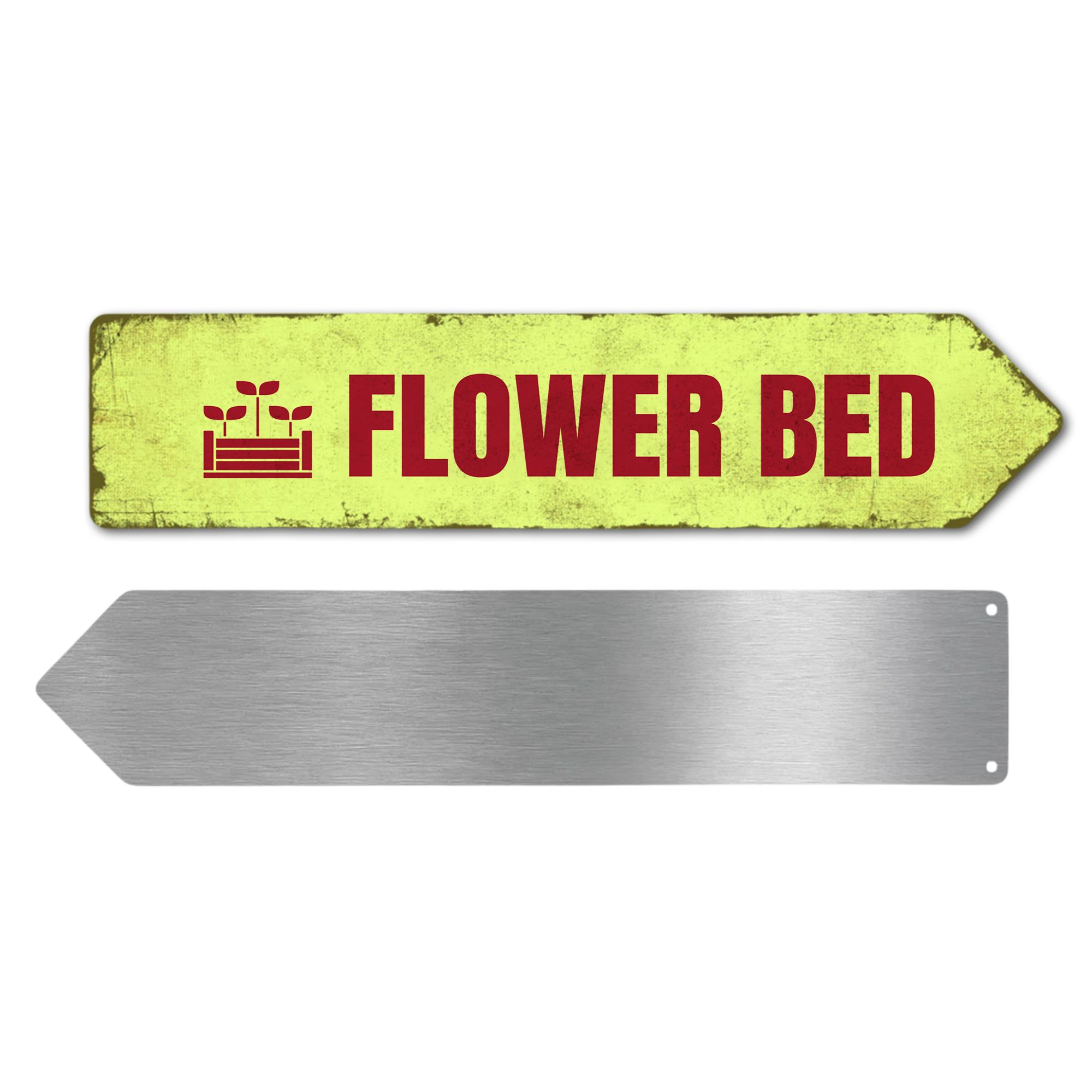 FLOWER BED SIGN