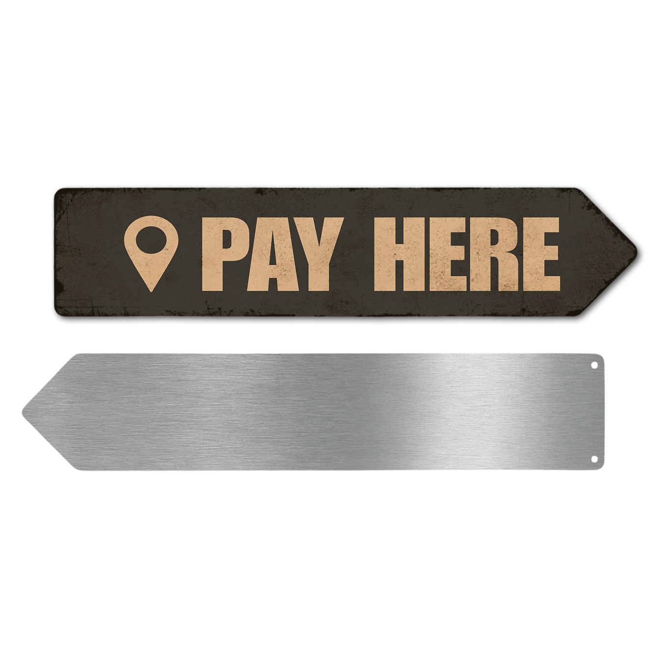 PAY HERE SIGN