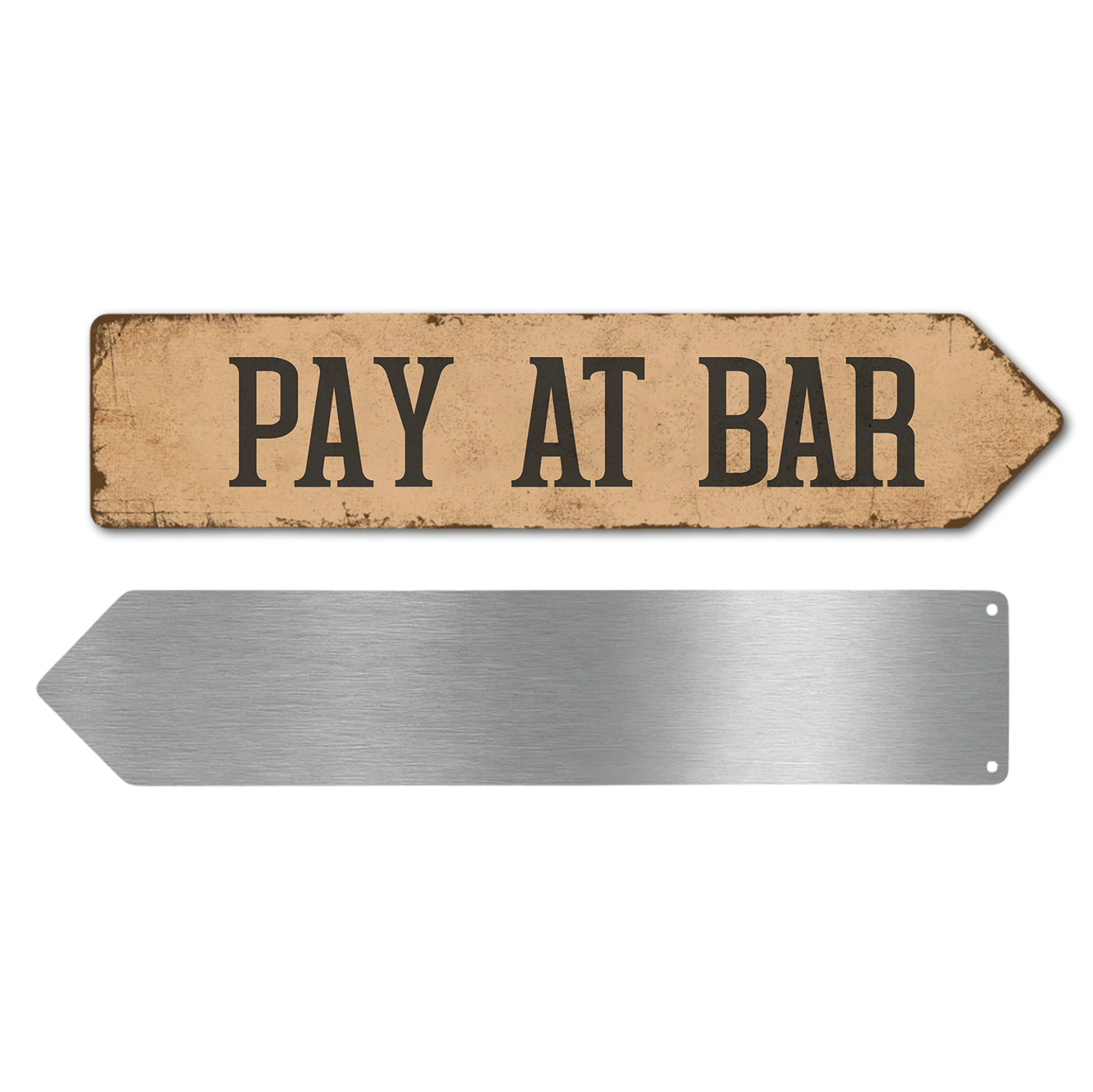 PAY AT BAR SIGN