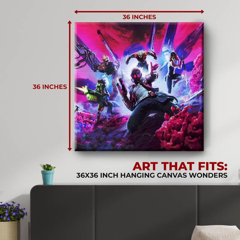 GUARDIANS OF GALAXY WALL CANVAS DECOR