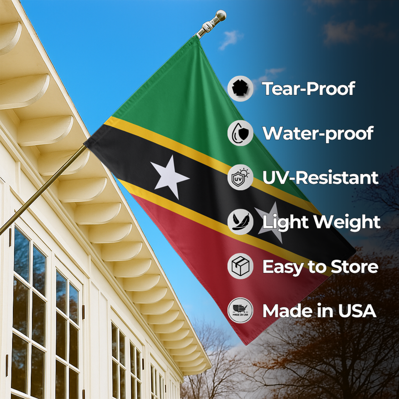 SAINT KITTS & NEVIS FLAG
