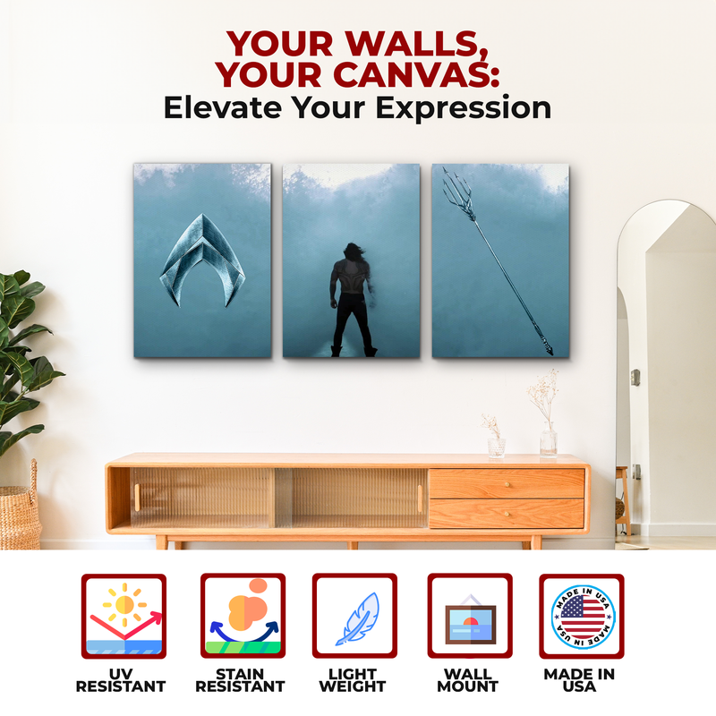 AQUAMAN WALL CANVAS