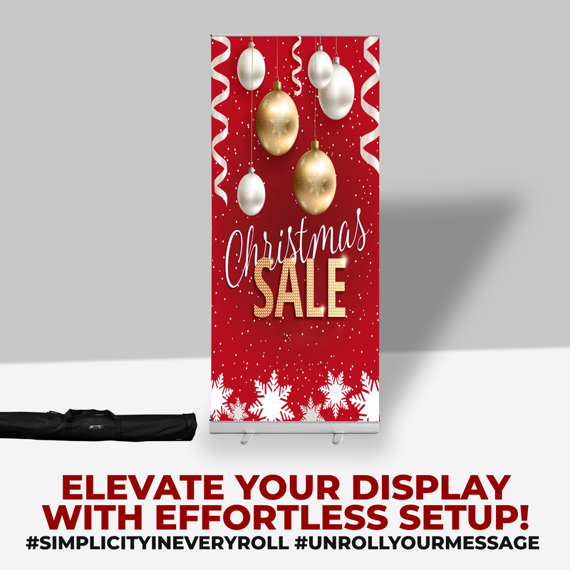 CHRISTMAS SALE BANNER RETRACTABLE