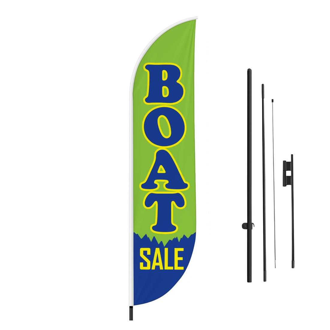 BOAT SALE FEATHER FLAG