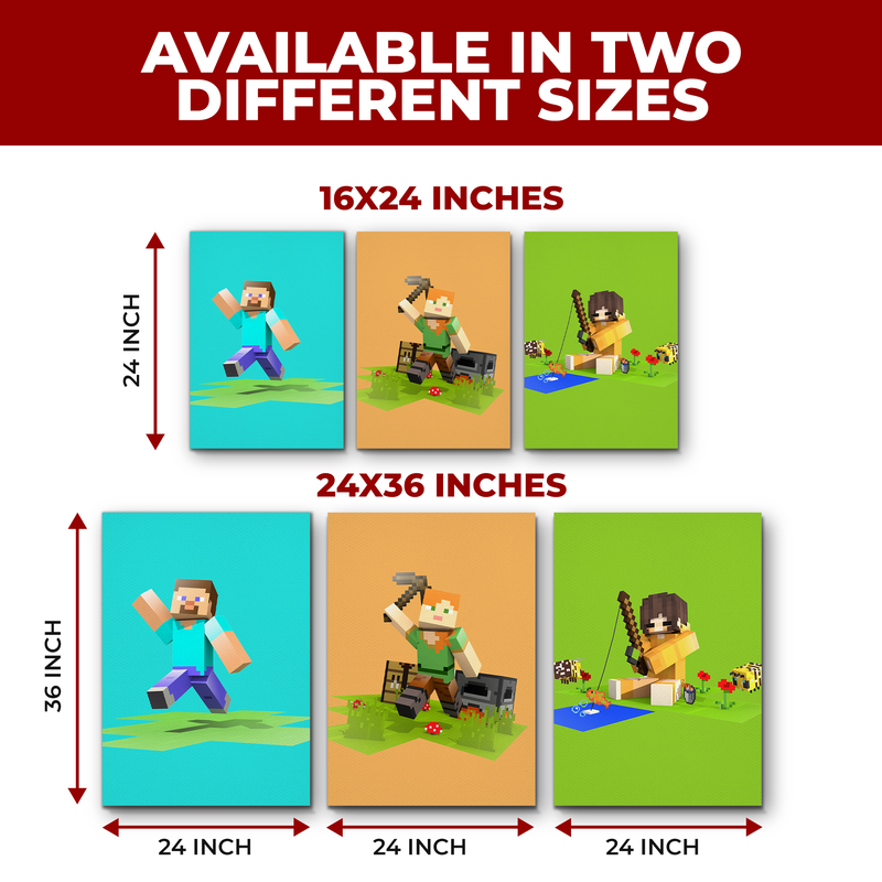 MINECRAFT CANVAS DECOR