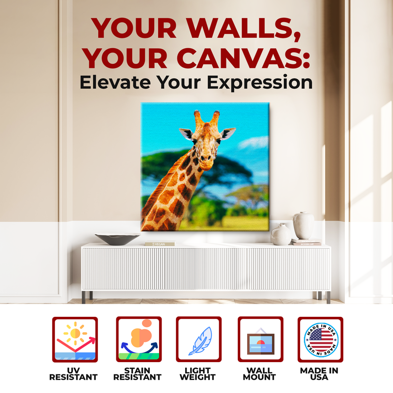 GIRAFFE DECOR CANVAS
