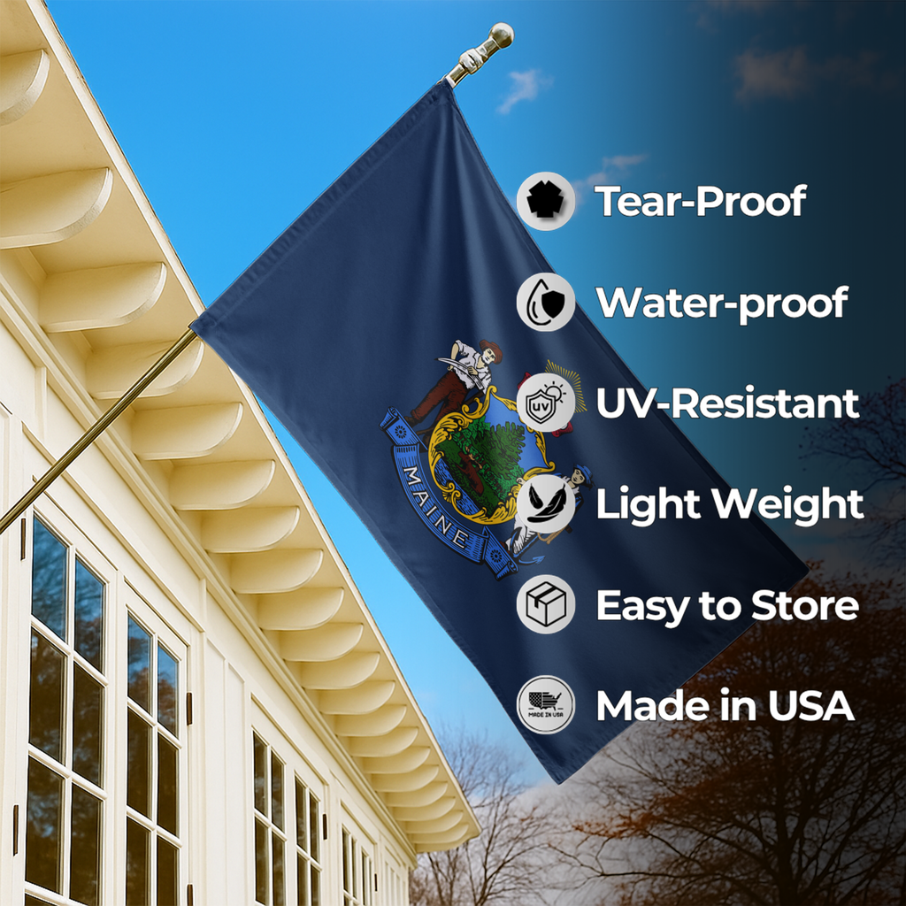 MAINE STATE FLAG