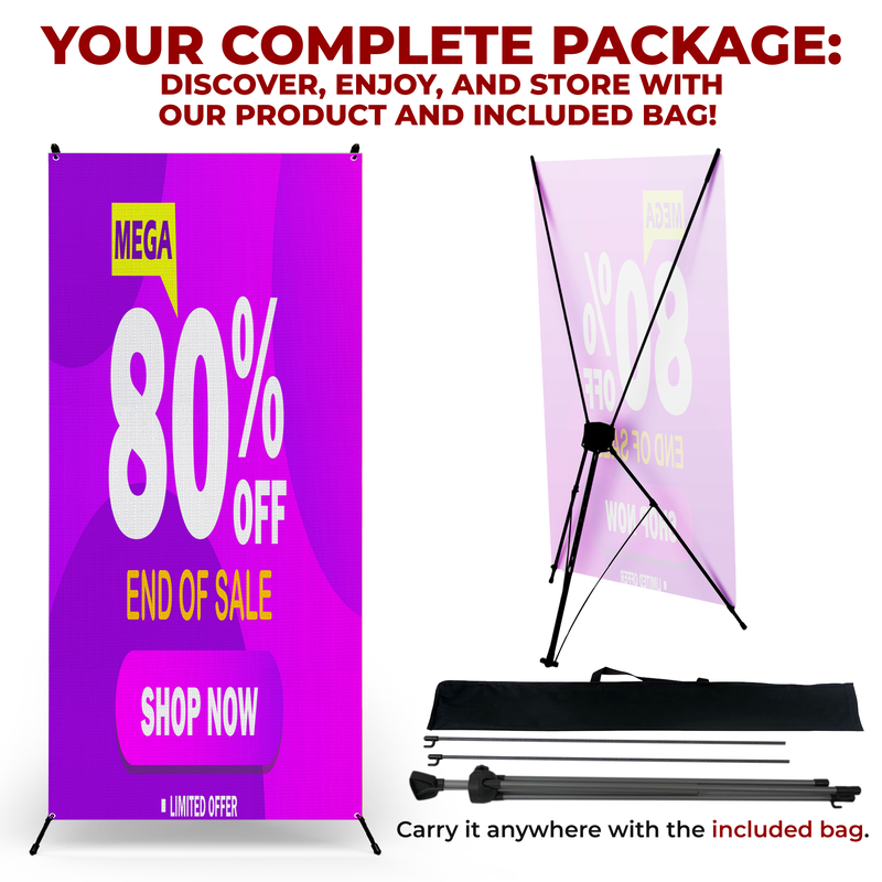 80% OFF X-BANNER