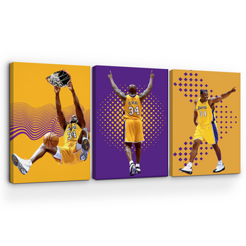 O'NEAL/ LAKERS WALL CANVAS