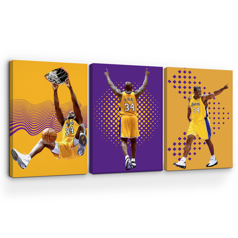 O'NEAL/ LAKERS WALL CANVAS