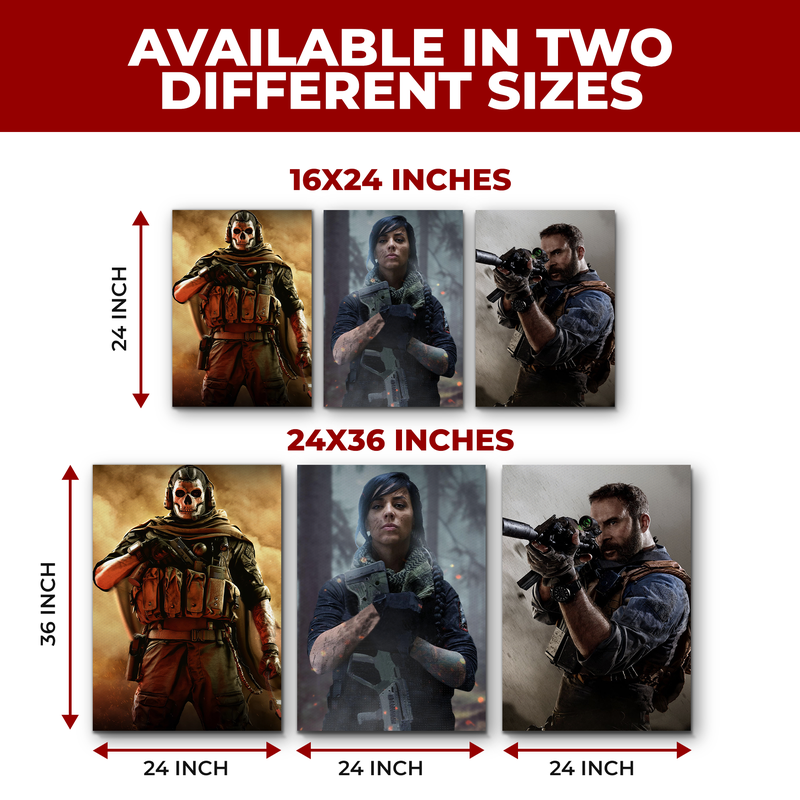 CALL OF DUTY CANVAS DECOR