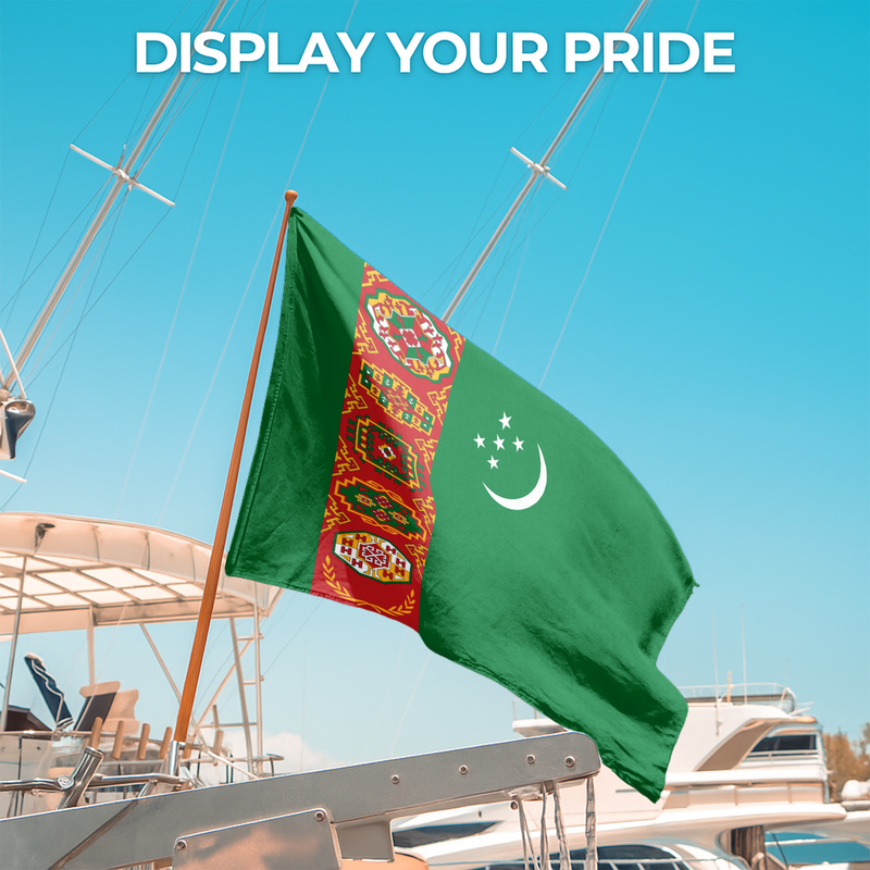 TURKMENISTA FLAG