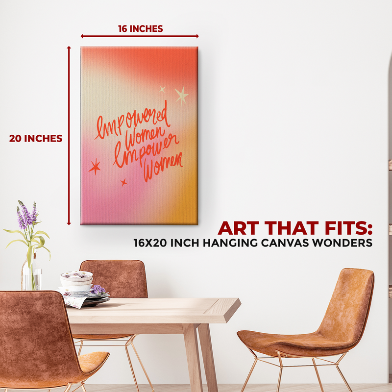 EMPOWERED WOMEN DECOR CANVAS