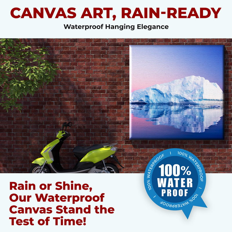 GLACIER WALL CANVAS DECOR