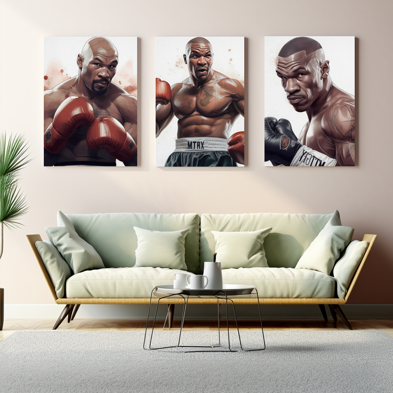MIKE TYSON WALL CANVAS