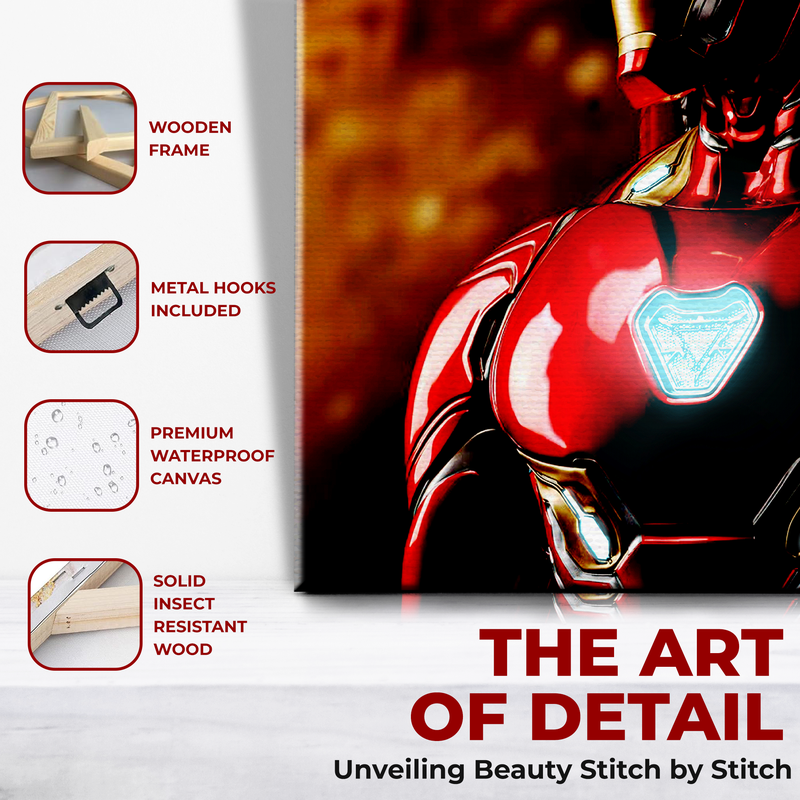 IRON MAN WALL CANVAS DECOR