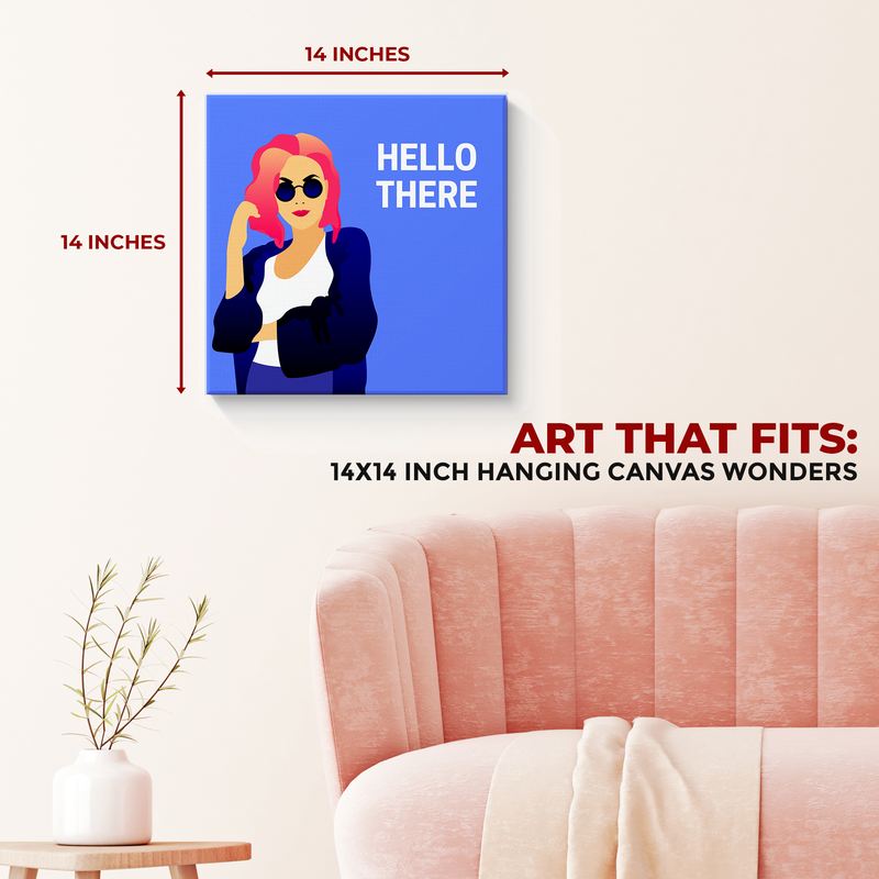 HELLO THERE DECOR CANVAS