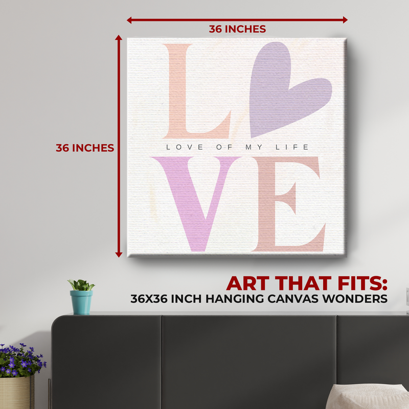 LOVE CANVAS DECOR