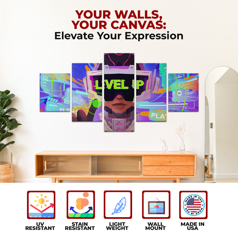 LEVEL UP WALL CANVAS