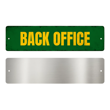 BACK OFFICE SIGN