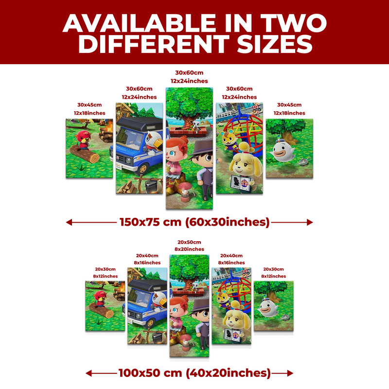 ANIMAL CROSSING WALL CANVAS