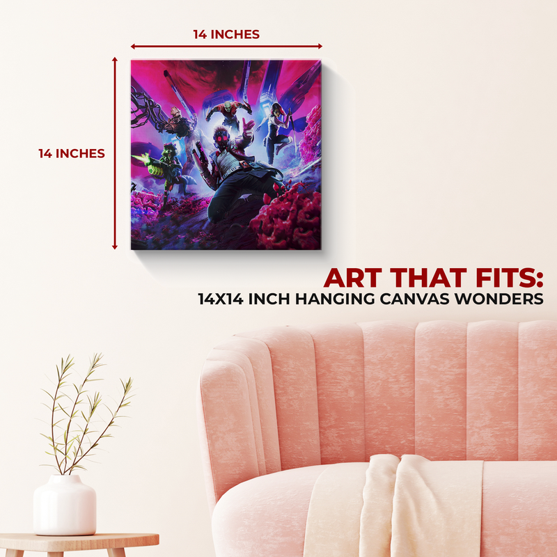 GUARDIANS OF GALAXY WALL CANVAS DECOR