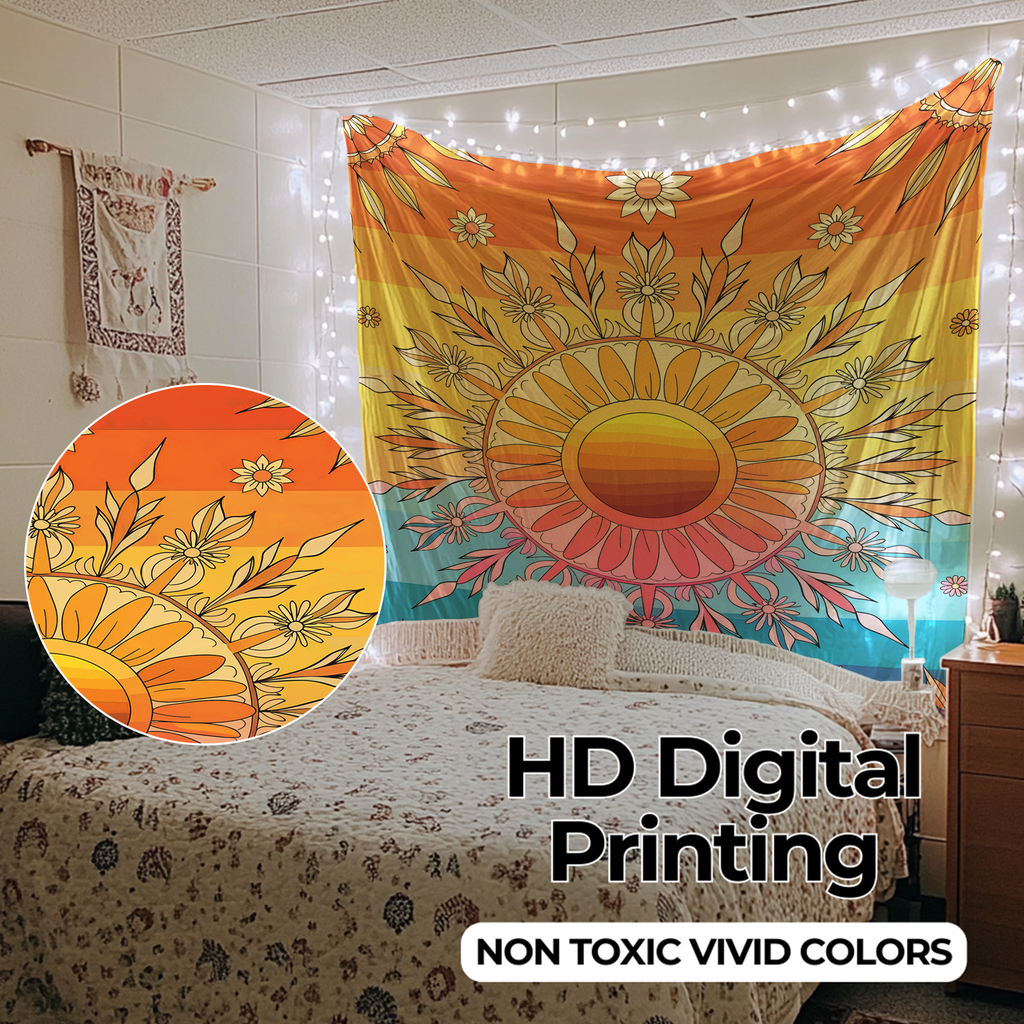 BOHO SUNBURST TAPESTRY