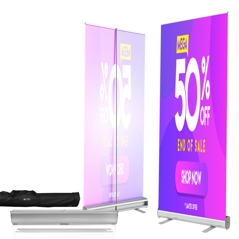 50%OFF SALE BANNER RETRACTABLE