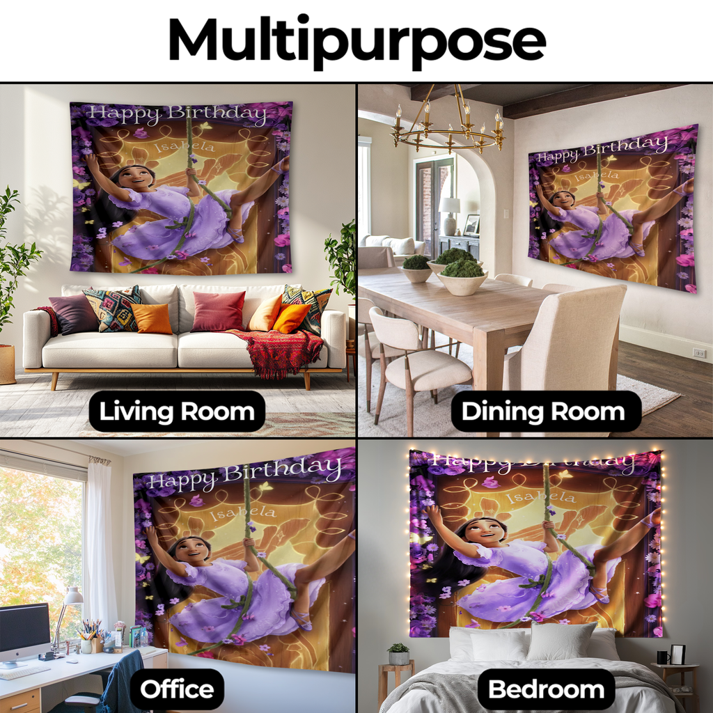 ENCANTO BIRTHDAY WALL TAPESTRY
