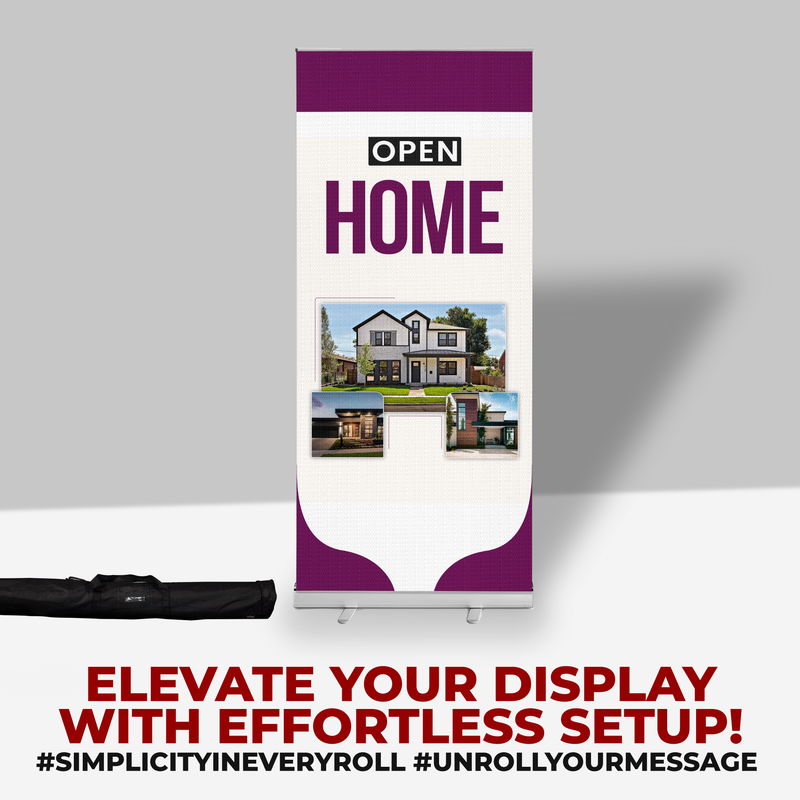 OPEN HOME BANNER RETRACTABLE